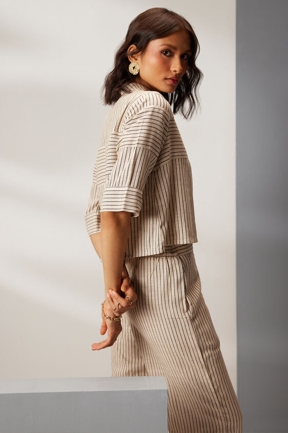 The Stripes Coord Set, Cream, image 4