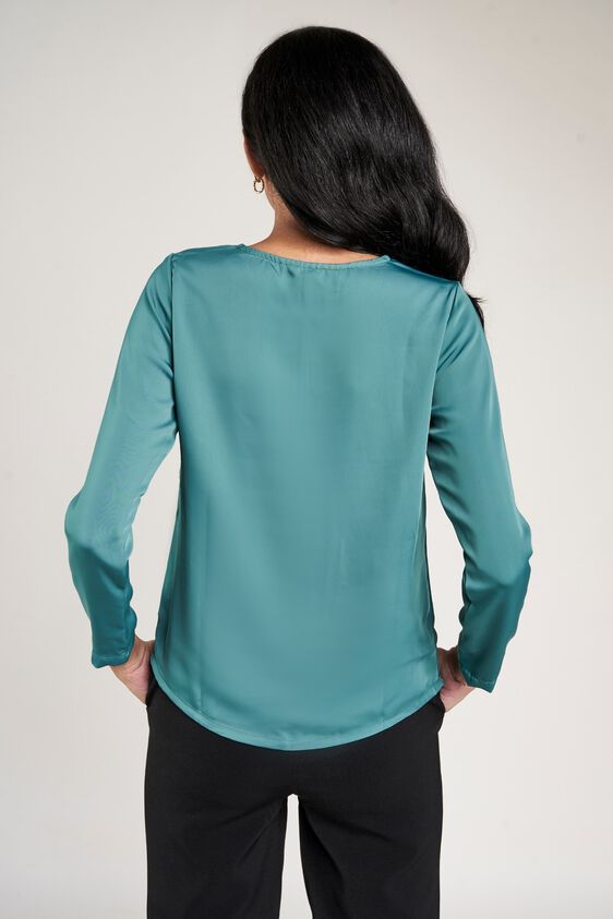 4 - Teal Solid A-Line Top, image 4