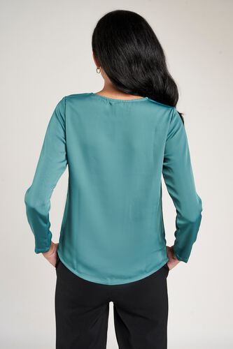 4 - Teal Solid A-Line Top, image 4