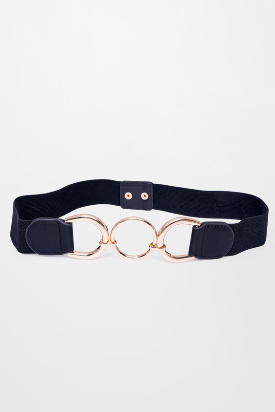 Black Polyurethane Belt, Black, image 1