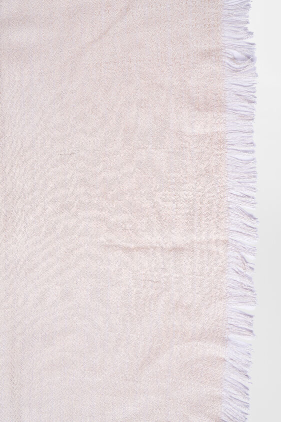 Beige Viscose Scarf, , image 2