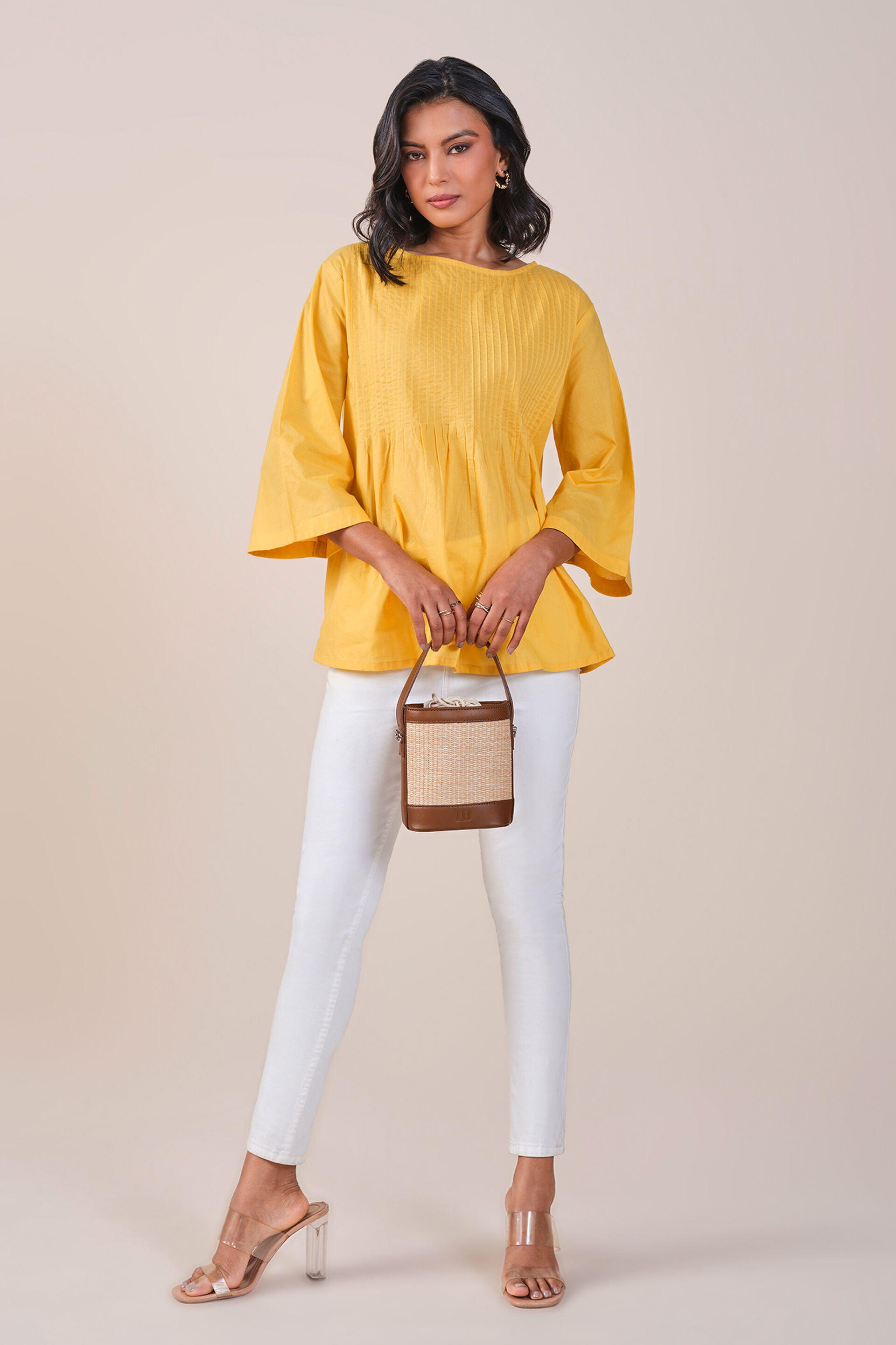 Sunrise Dream Top, Yellow, image 2