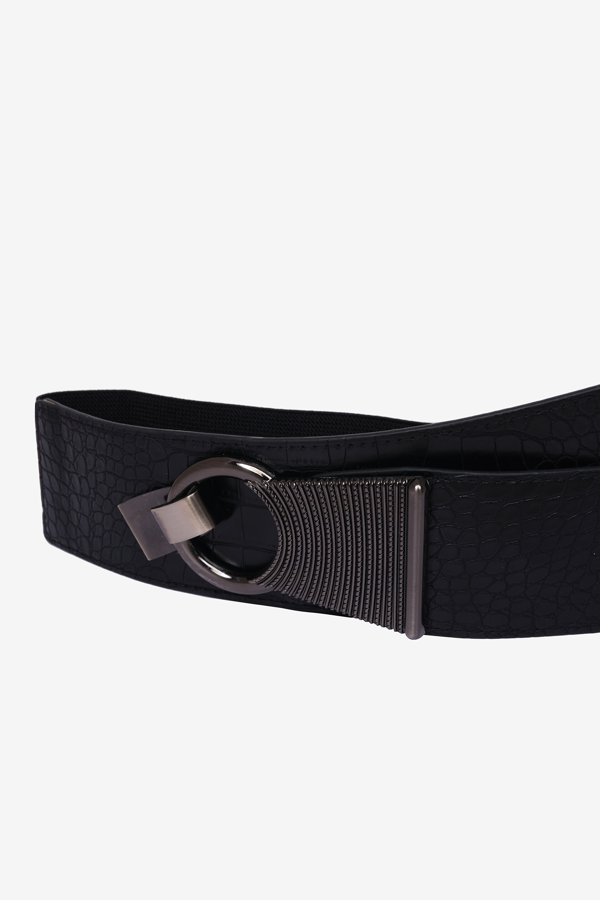 Black Textured Belt, , image 2