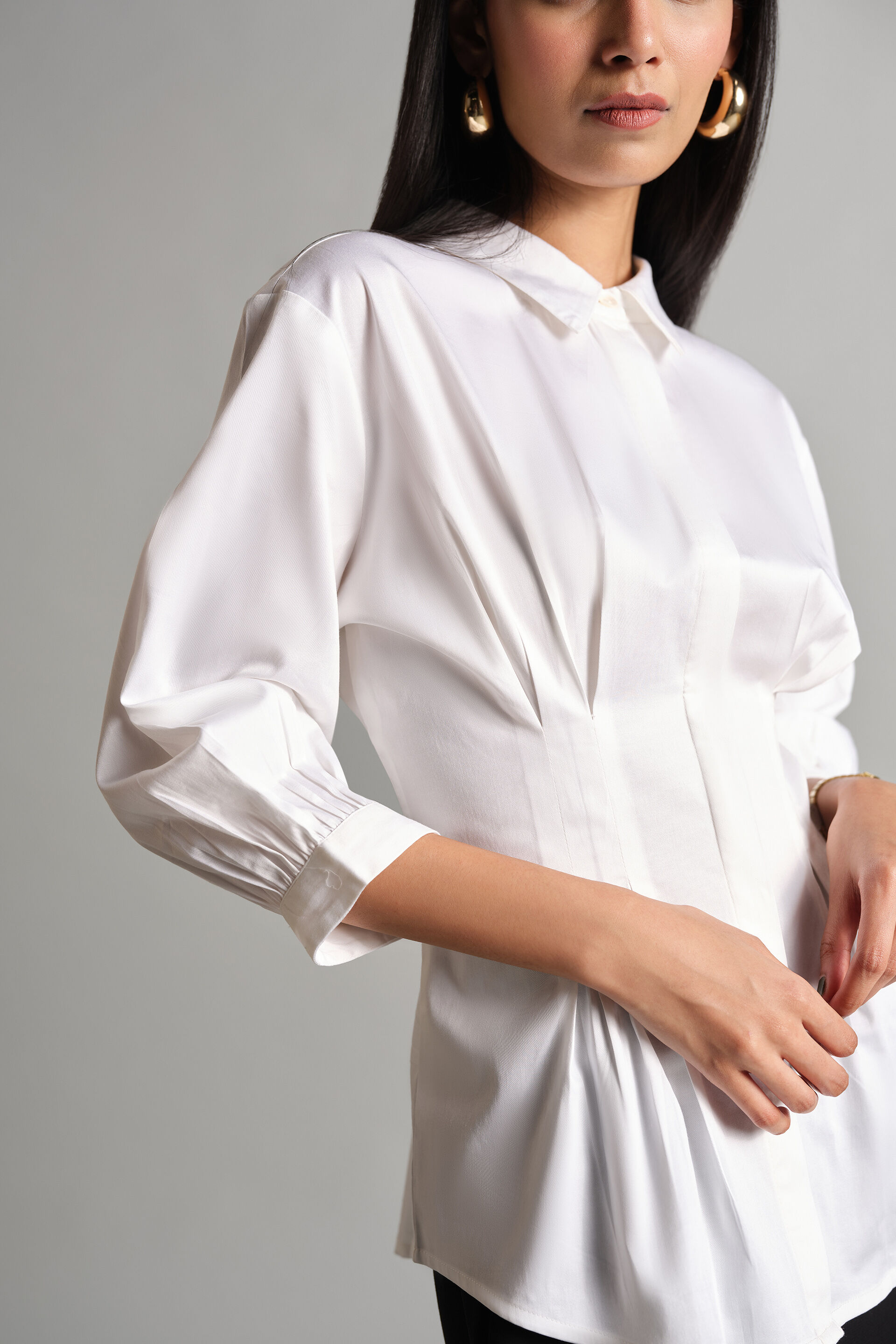 Summer Cinch Shirt, White, image 6