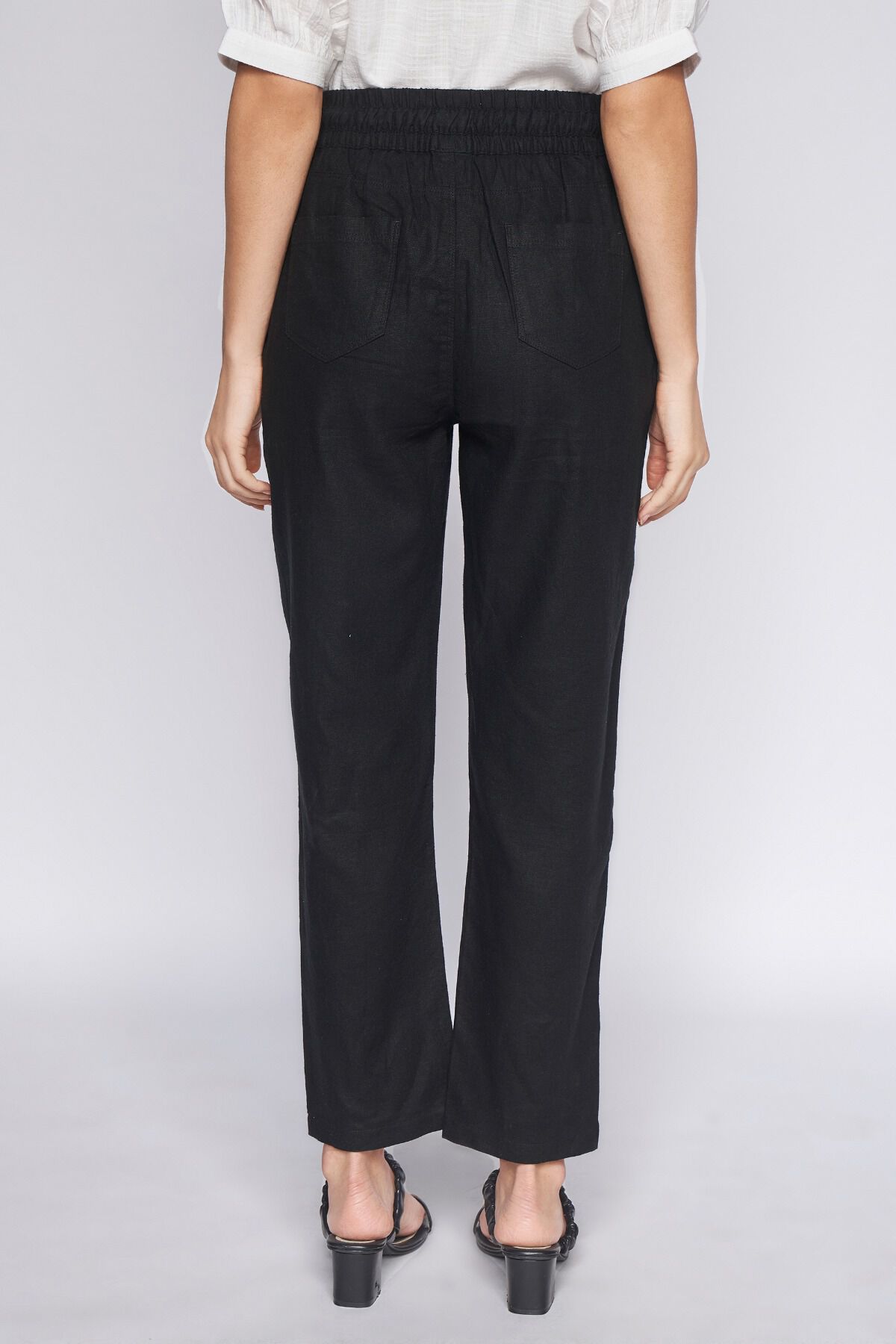 4 - Black Solid Straight Bottom, image 4