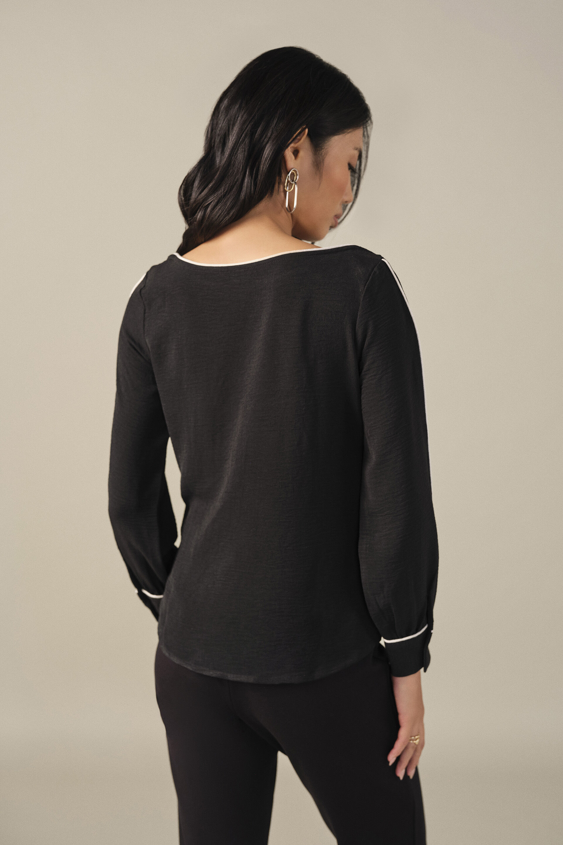 Solid Top in Black, Black, image 6