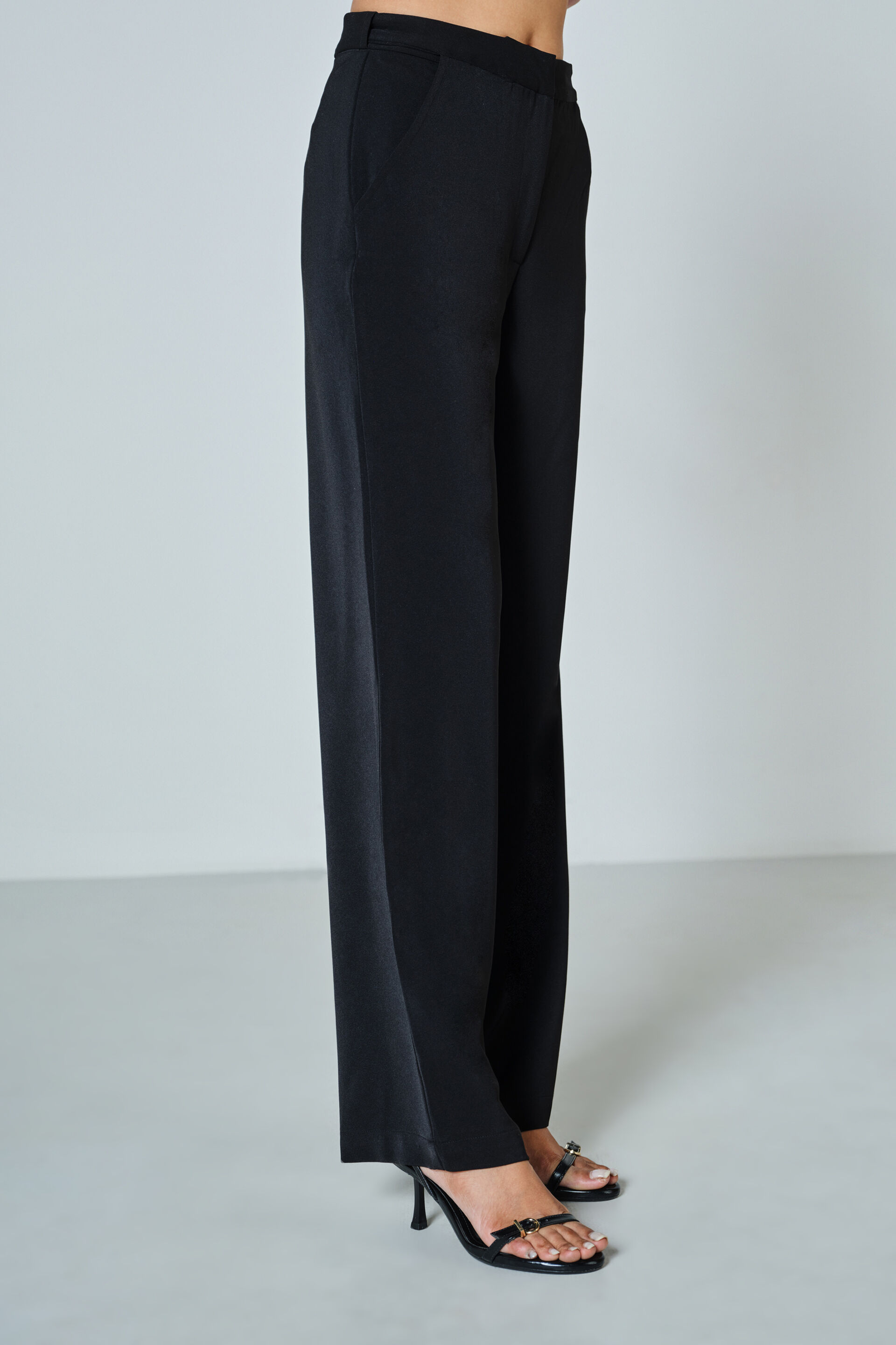 Basic Black Pants, Black, image 2