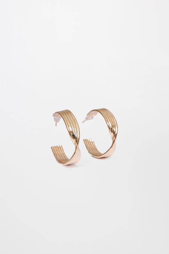 Gold Brass Earring, , image 3