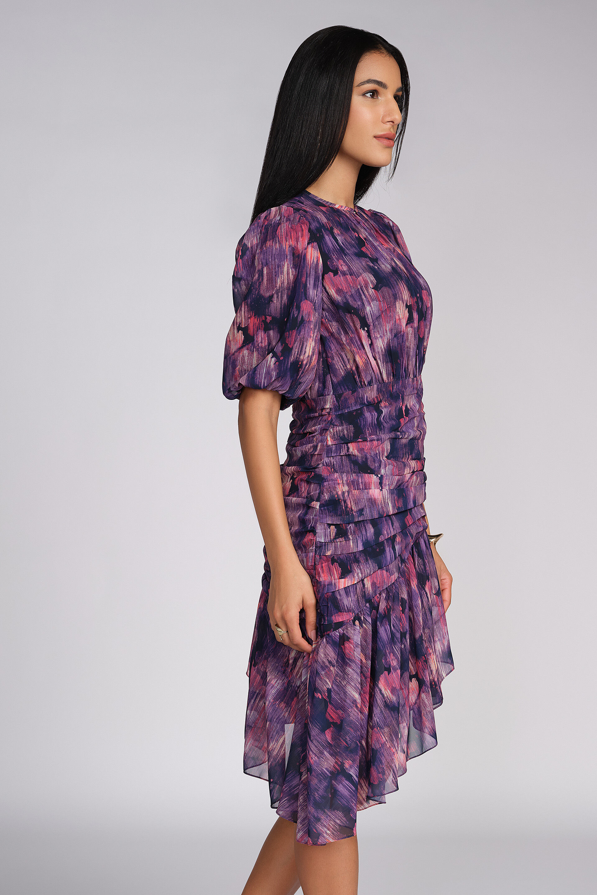 Dancing Shadows Dress, Purple, image 3