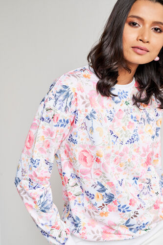 Multi Color Floral Straight Top, Multi Color, image 5