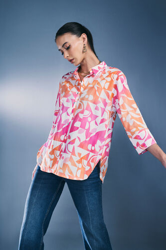 Coral Candy Shirt, Coral, image 3