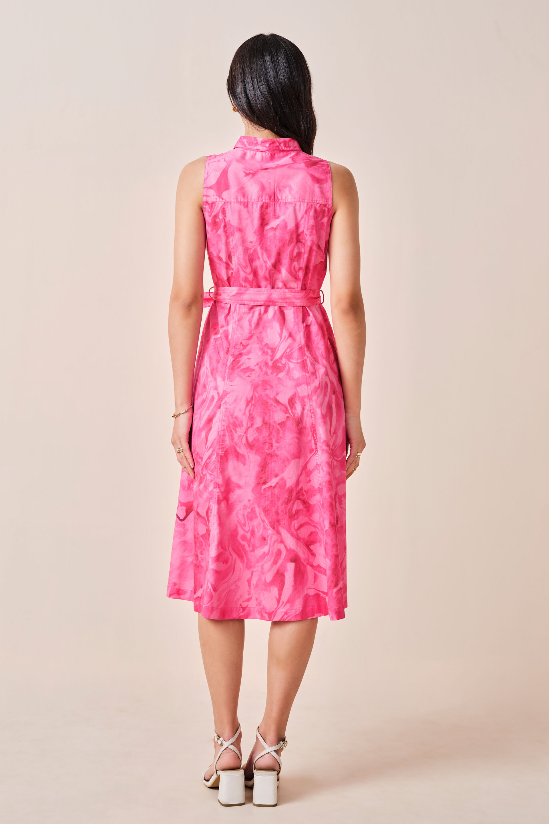 Think Pink Cotton Dress, Pink, image 5