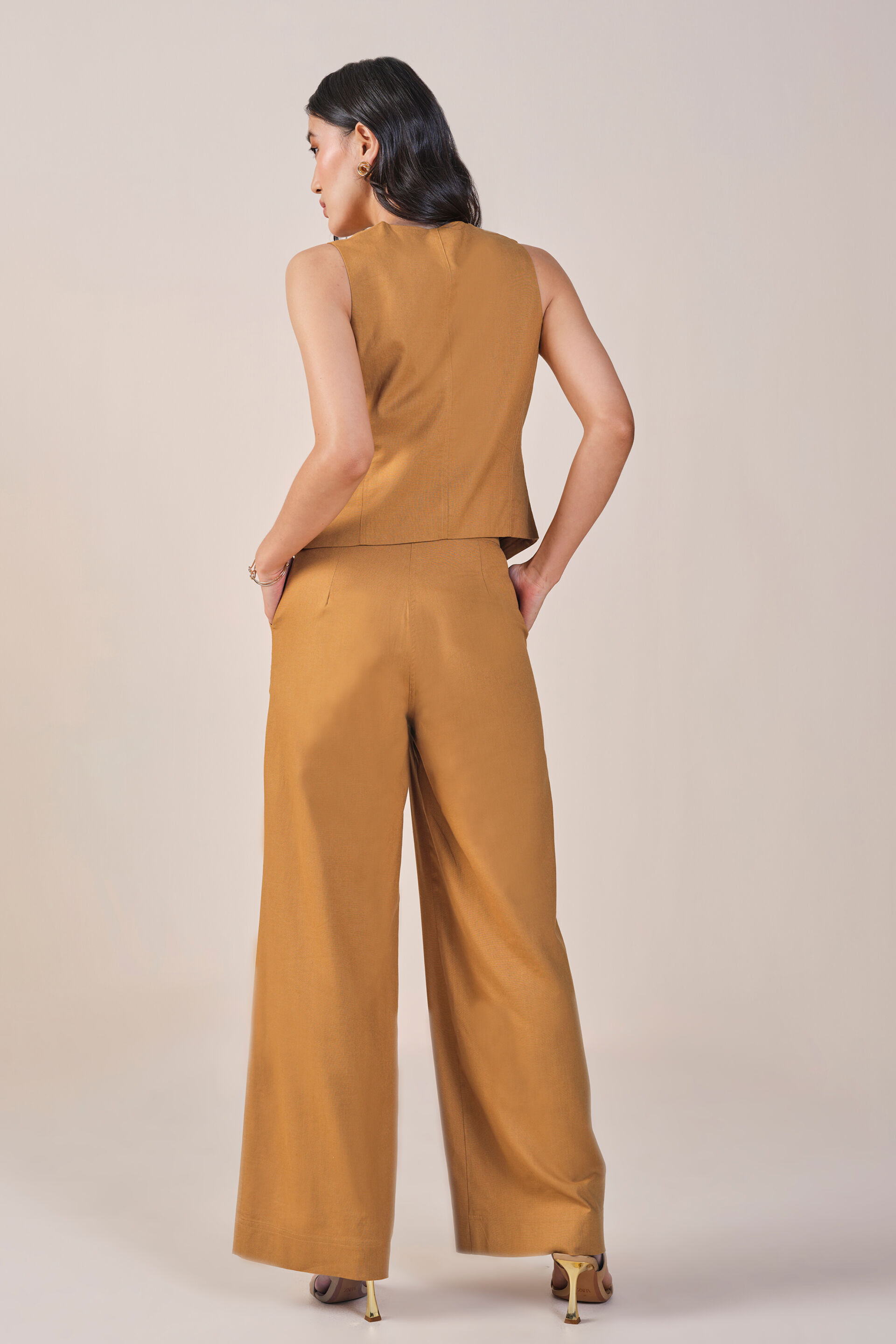 Pecan Co-ord Set, Brown, image 4