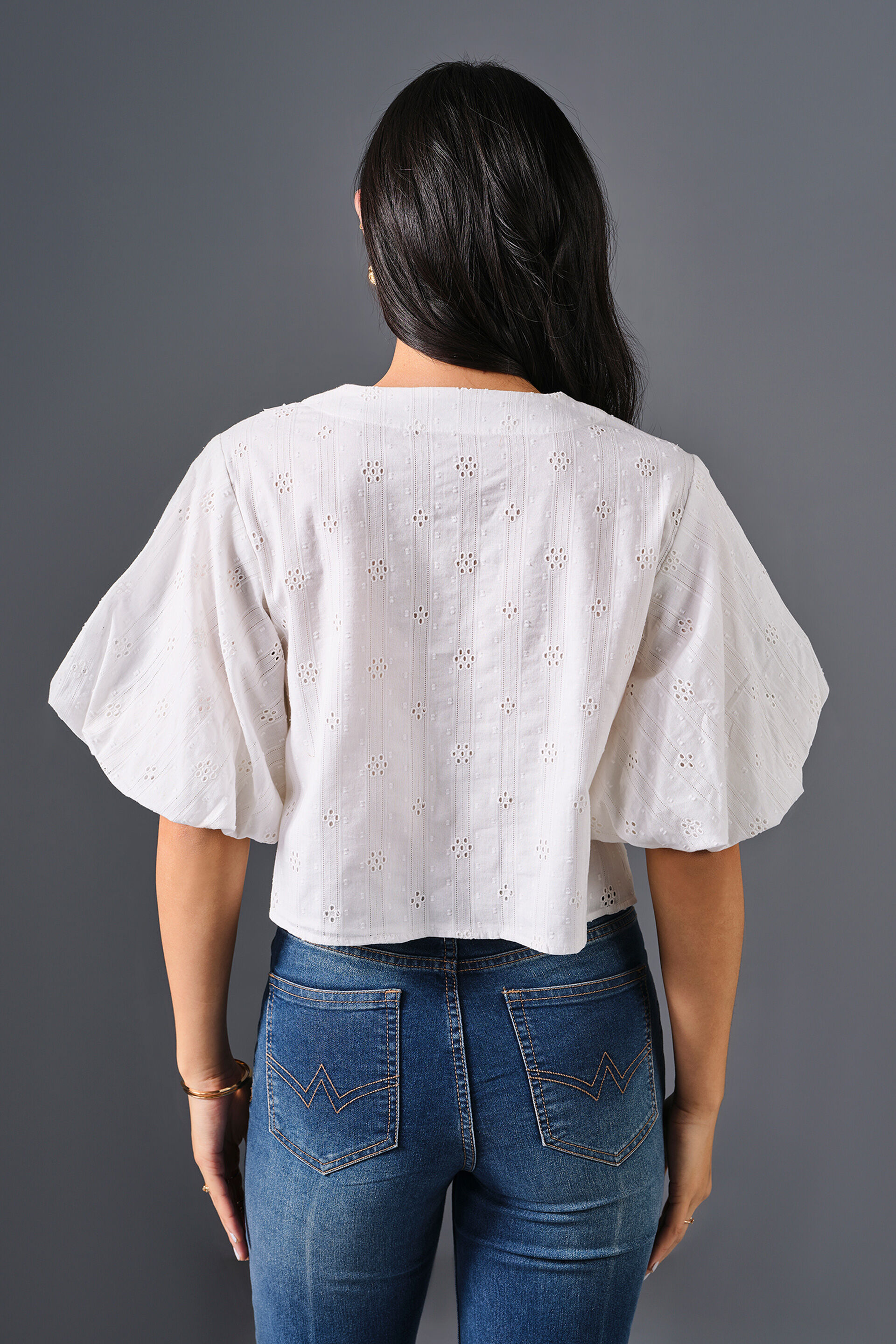 Ivory Cloud Top, White, image 6