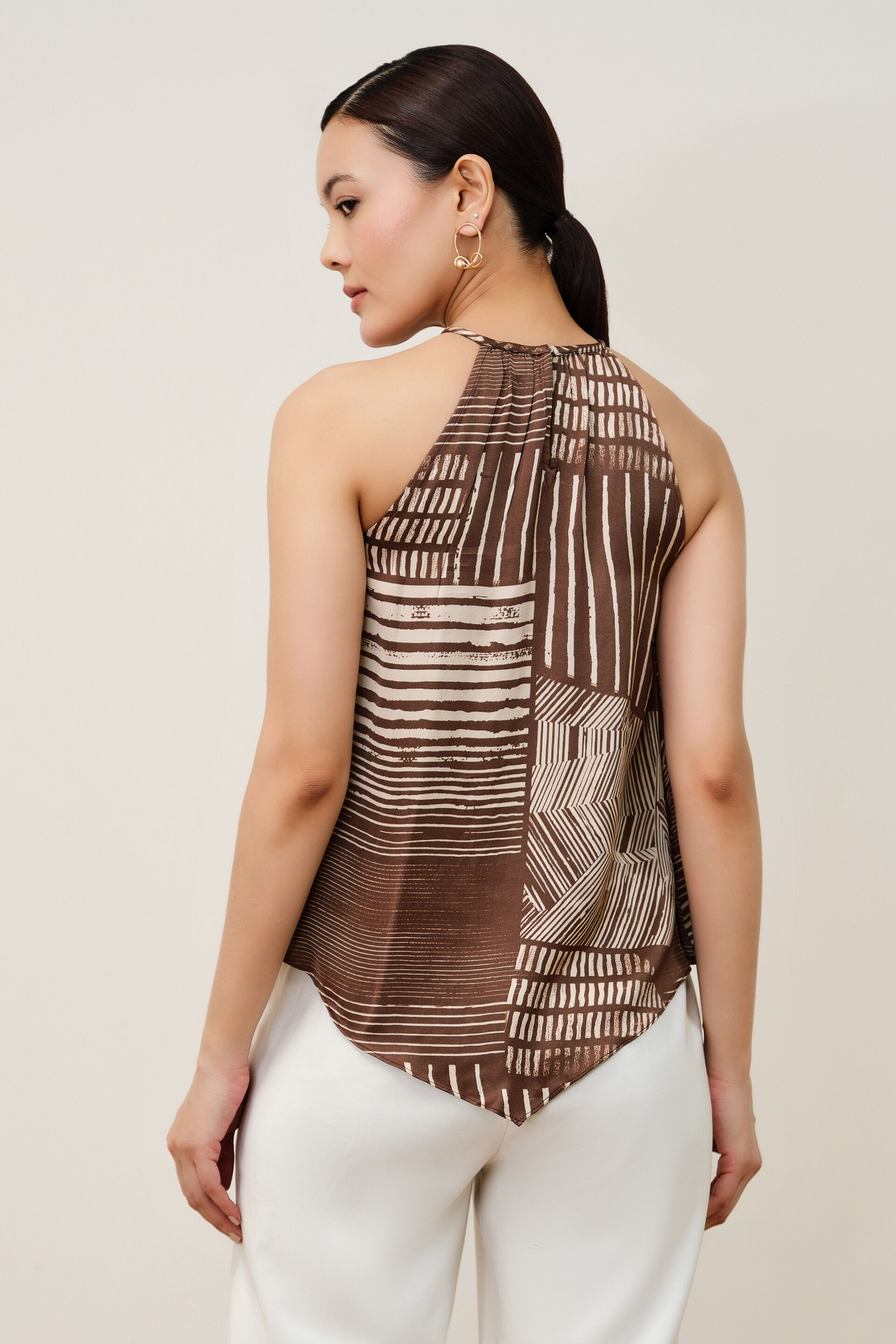 Brown Modal Top, Brown, image 6