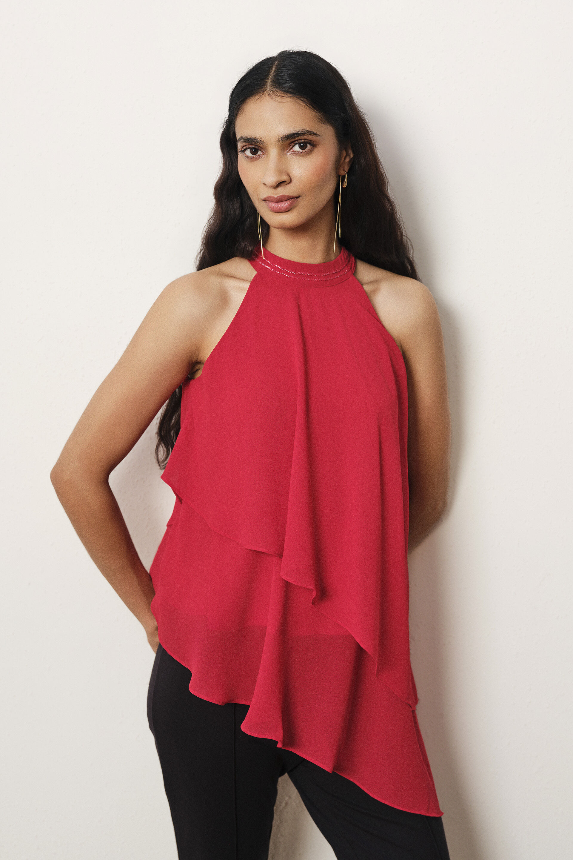 Halter Top in Red