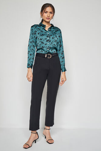 Floral Gypsy Top, Green, image 2