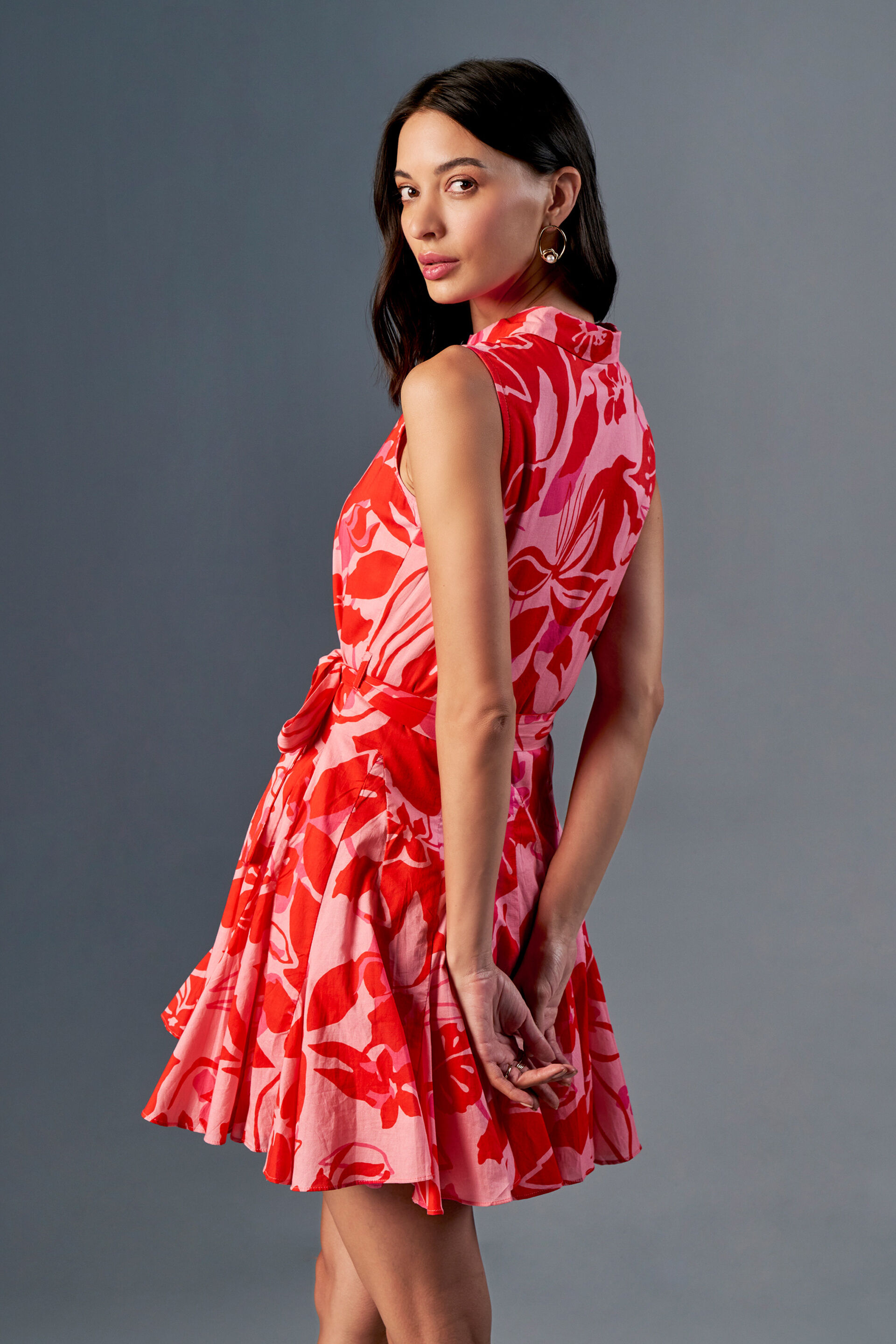 Pink Bloom Dress, Pink, image 4