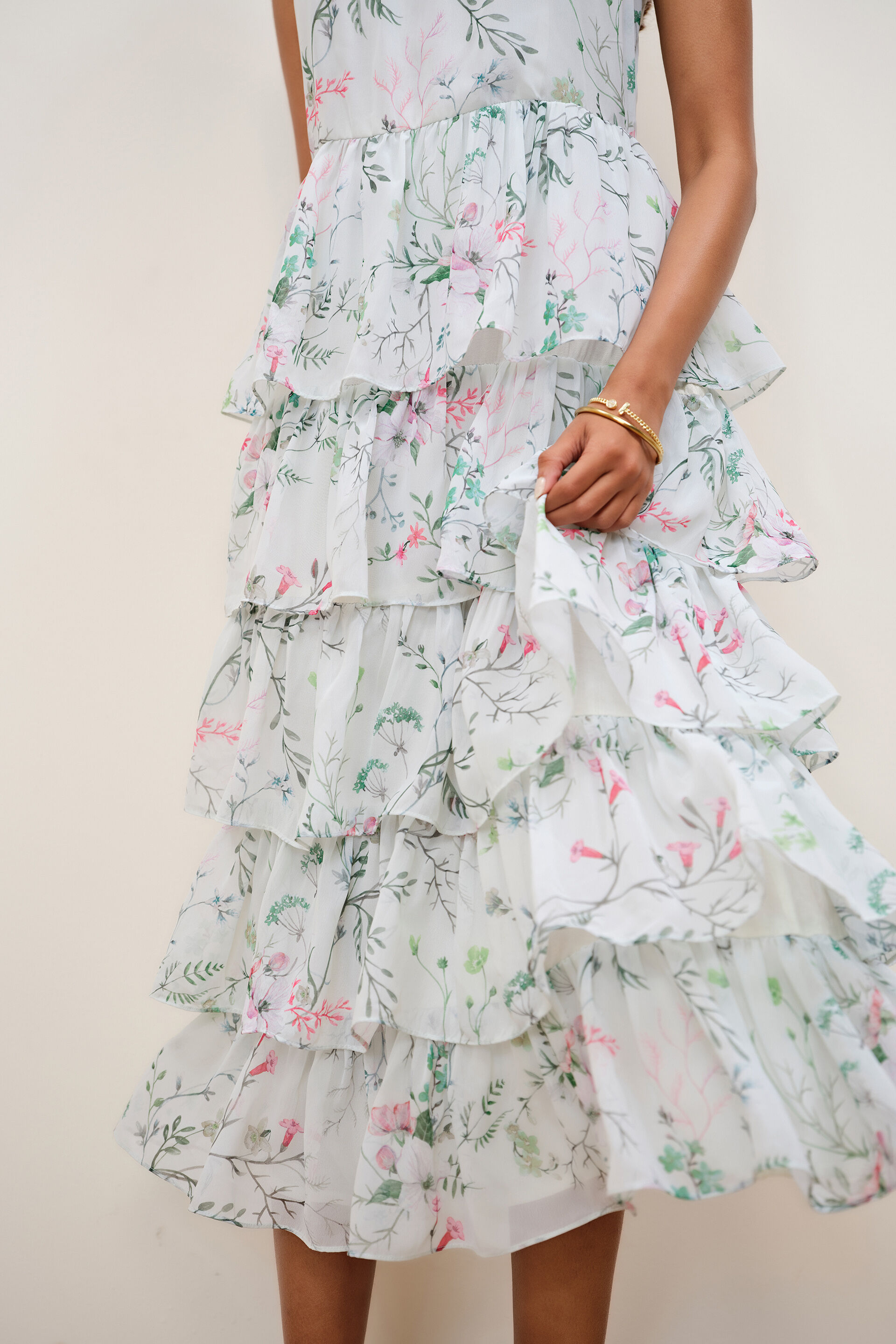 Vintage Mint Tiered Dress, Mint, image 5