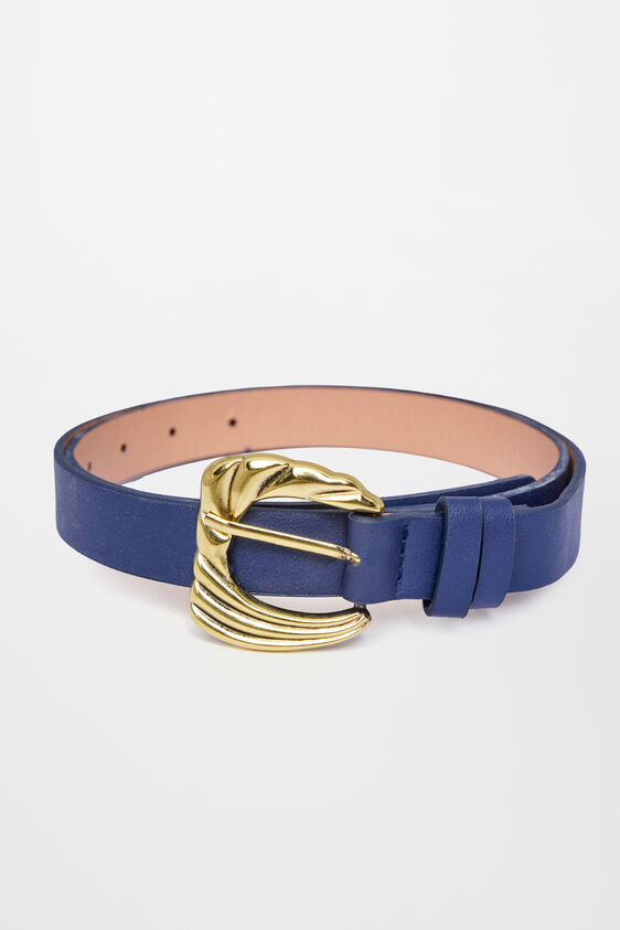 Navy Polyurethane Belt, Navy, image 1