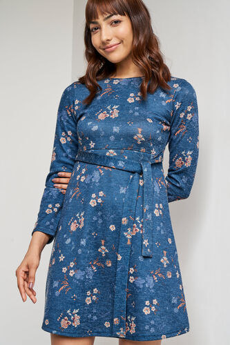Multi Color Floral Straight Dress, Multi Color, image 2