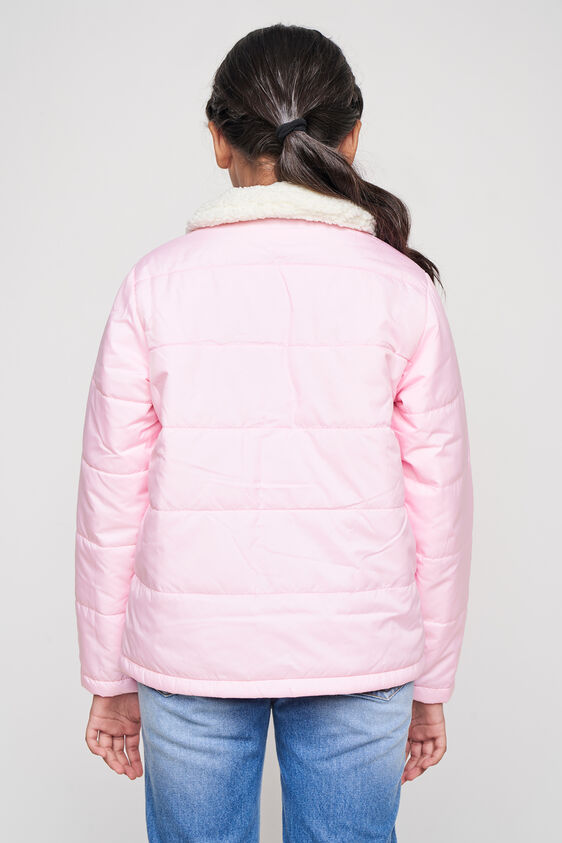 Pink Solid Straight Jacket, Pink, image 5