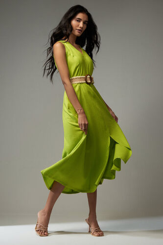 Wear Your Greens Midi Dress, Green, image 1