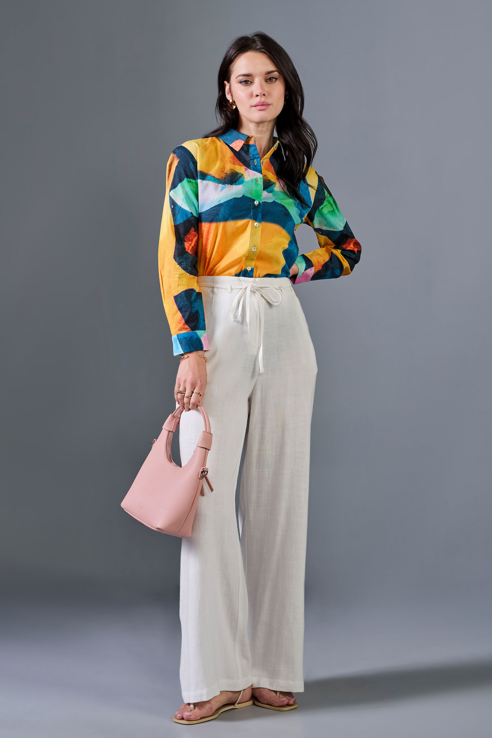 Palette Pop Cotton Shirt, Multi Color, image 2