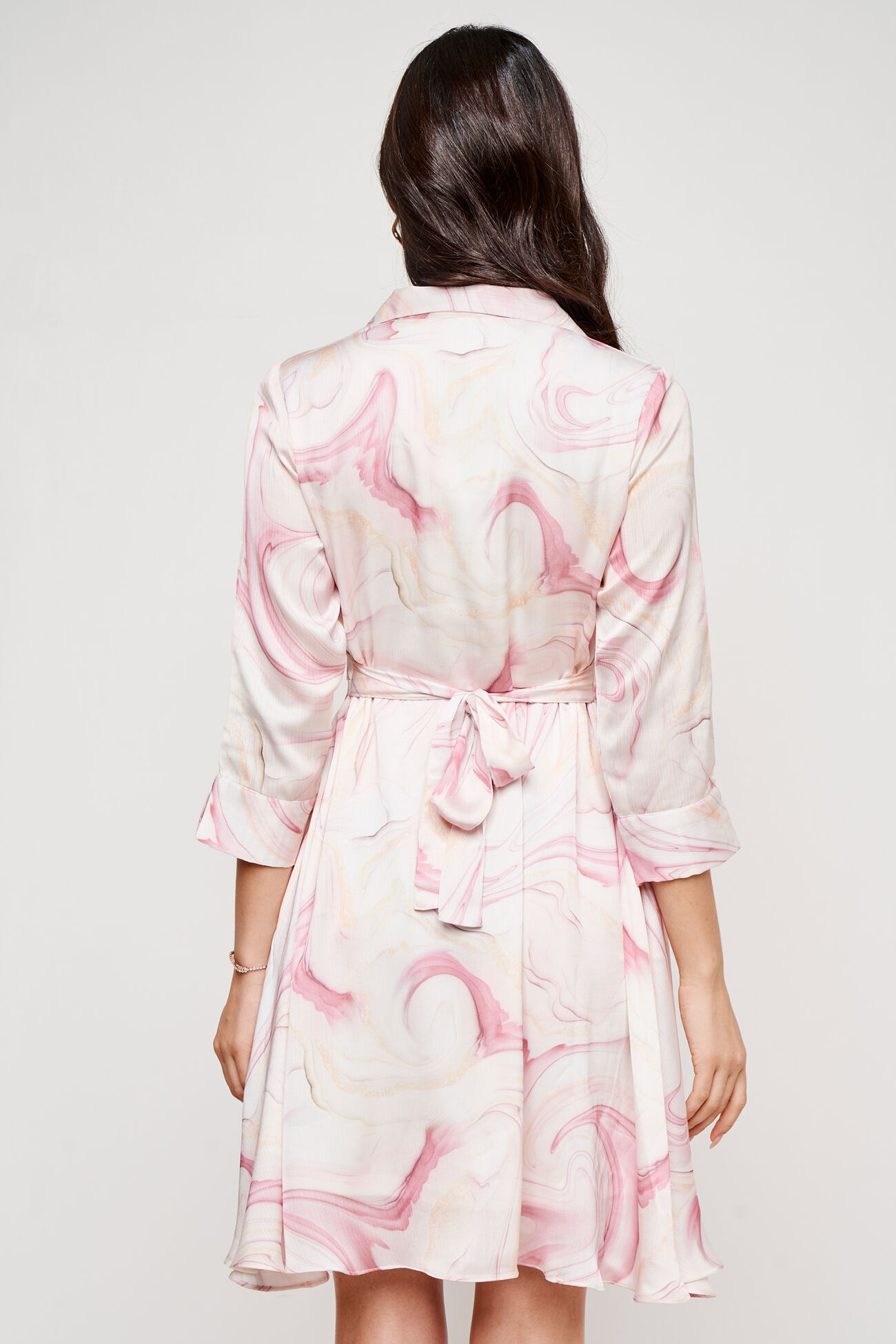 Multi Color Abstract Straight Dress, Multi Color, image 4