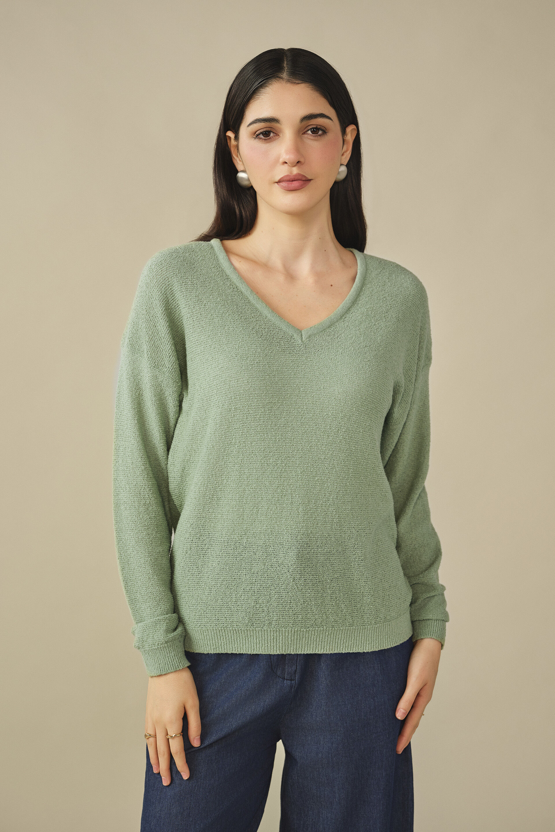 Solid Sweater in Sage