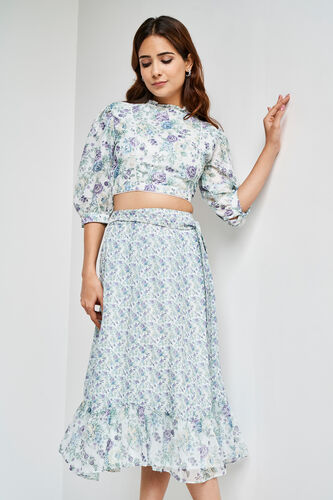 Multi Color Floral Flared Set, Multi Color, image 4