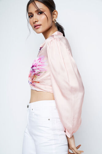 Twinkle and Shine Crop Top, Peach, image 9