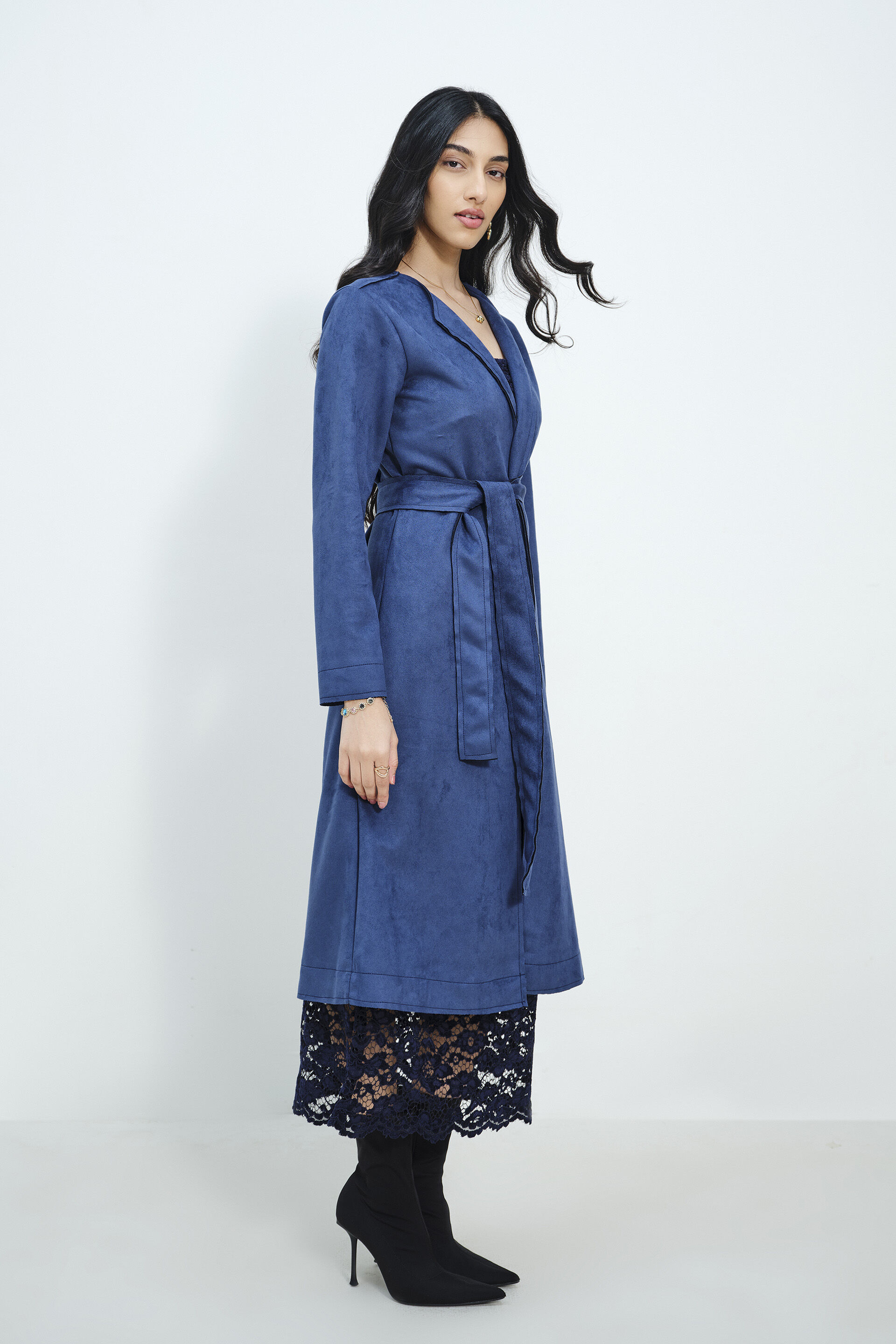 Blue Crush Overcoat, Blue, image 3