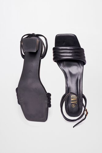 1 - Black Heeled Sandals, image 1