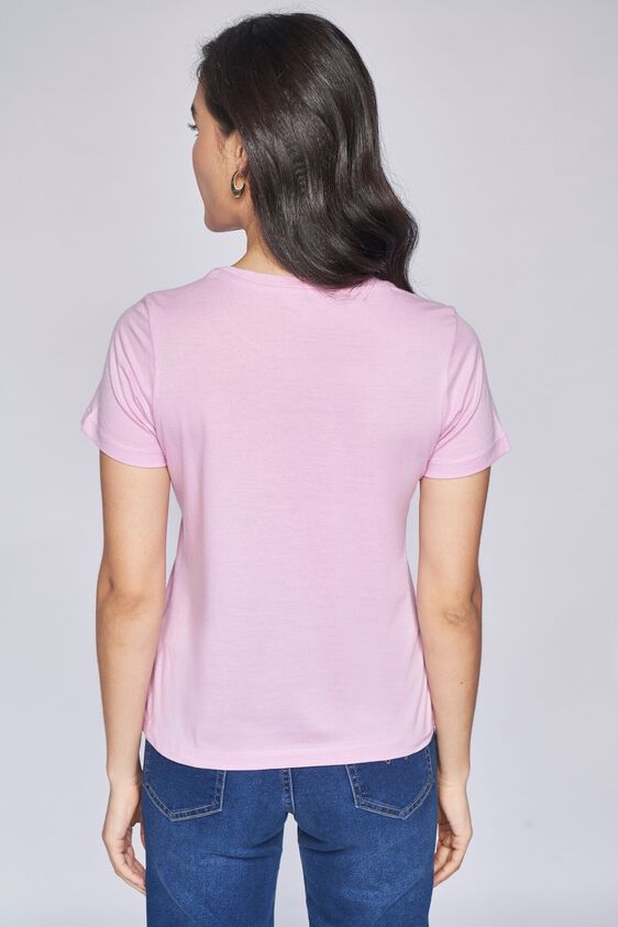 4 - Lilac Graphic Straight Top, image 4
