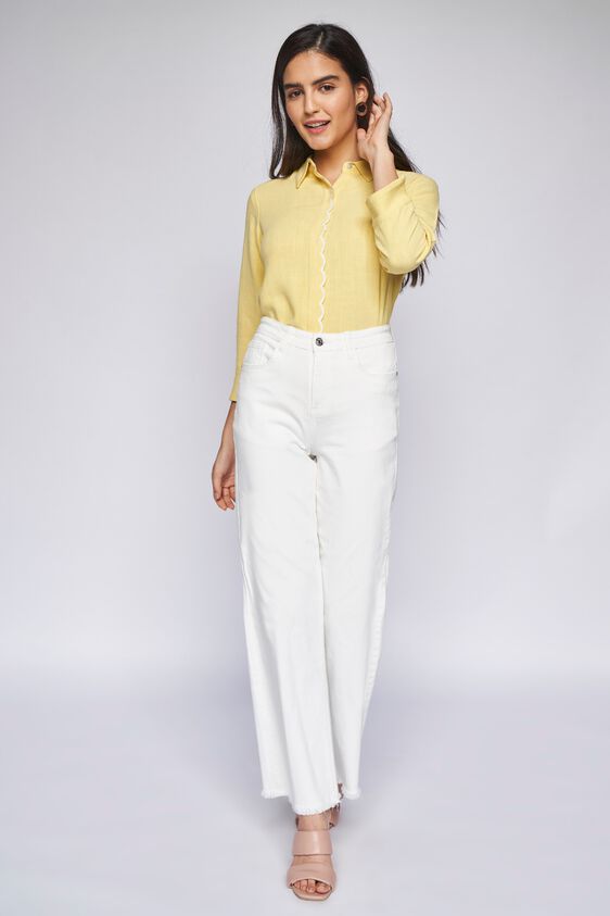 3 - Yellow Solid Straight Top, image 3