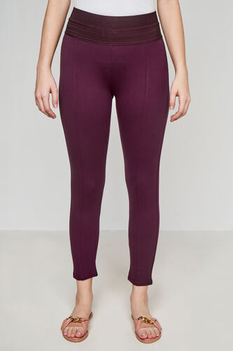 Black Regular Straight Bottom, Wine, image 3