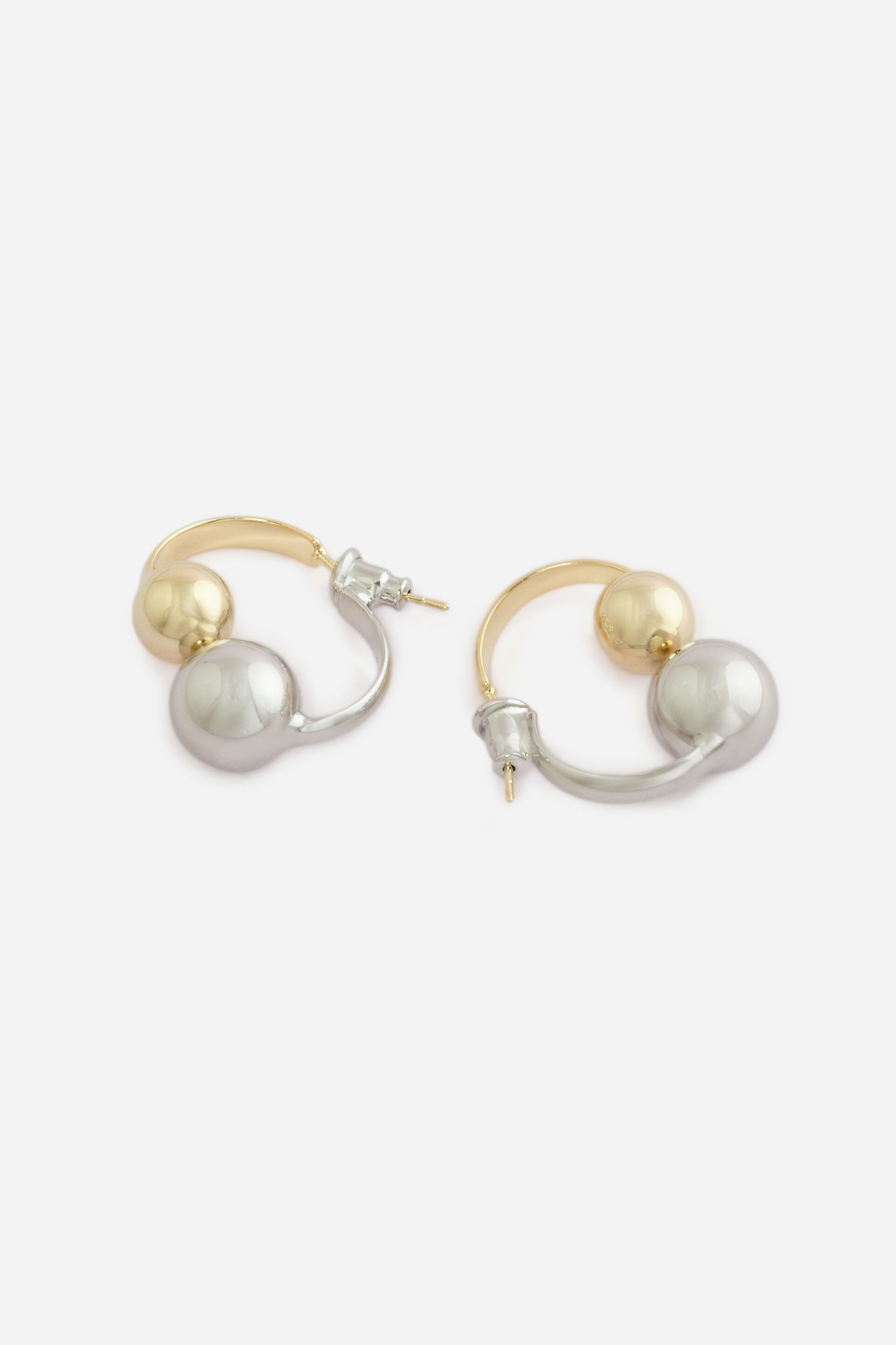 Dual Tone Wrap Earrings, , image 3