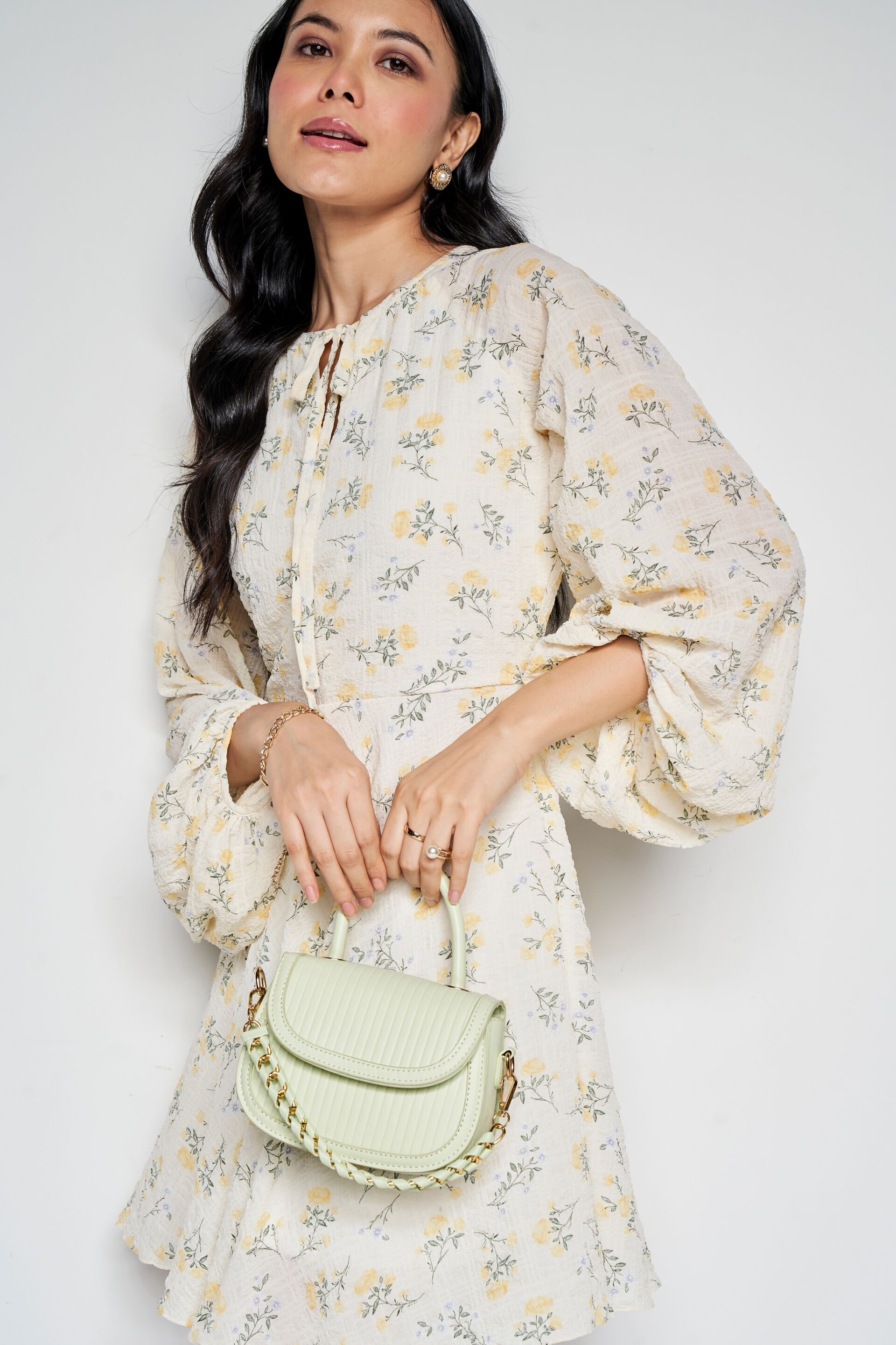 All About Drama Dress, Cream, image 3