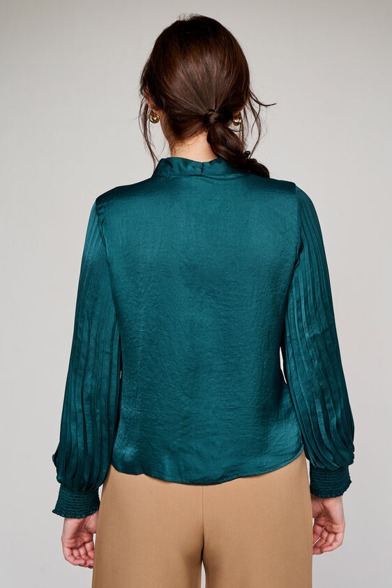 Green Solid Straight Top, Green, image 5