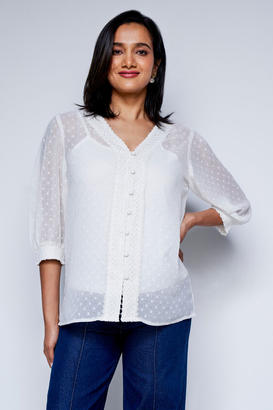 White The Cloudy Top, White, image 1