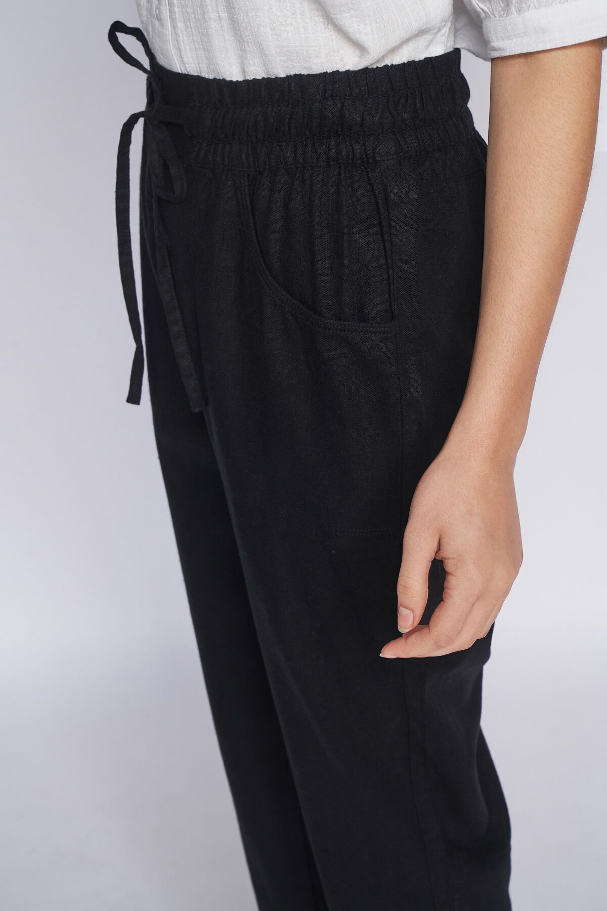5 - Black Solid Straight Bottom, image 5