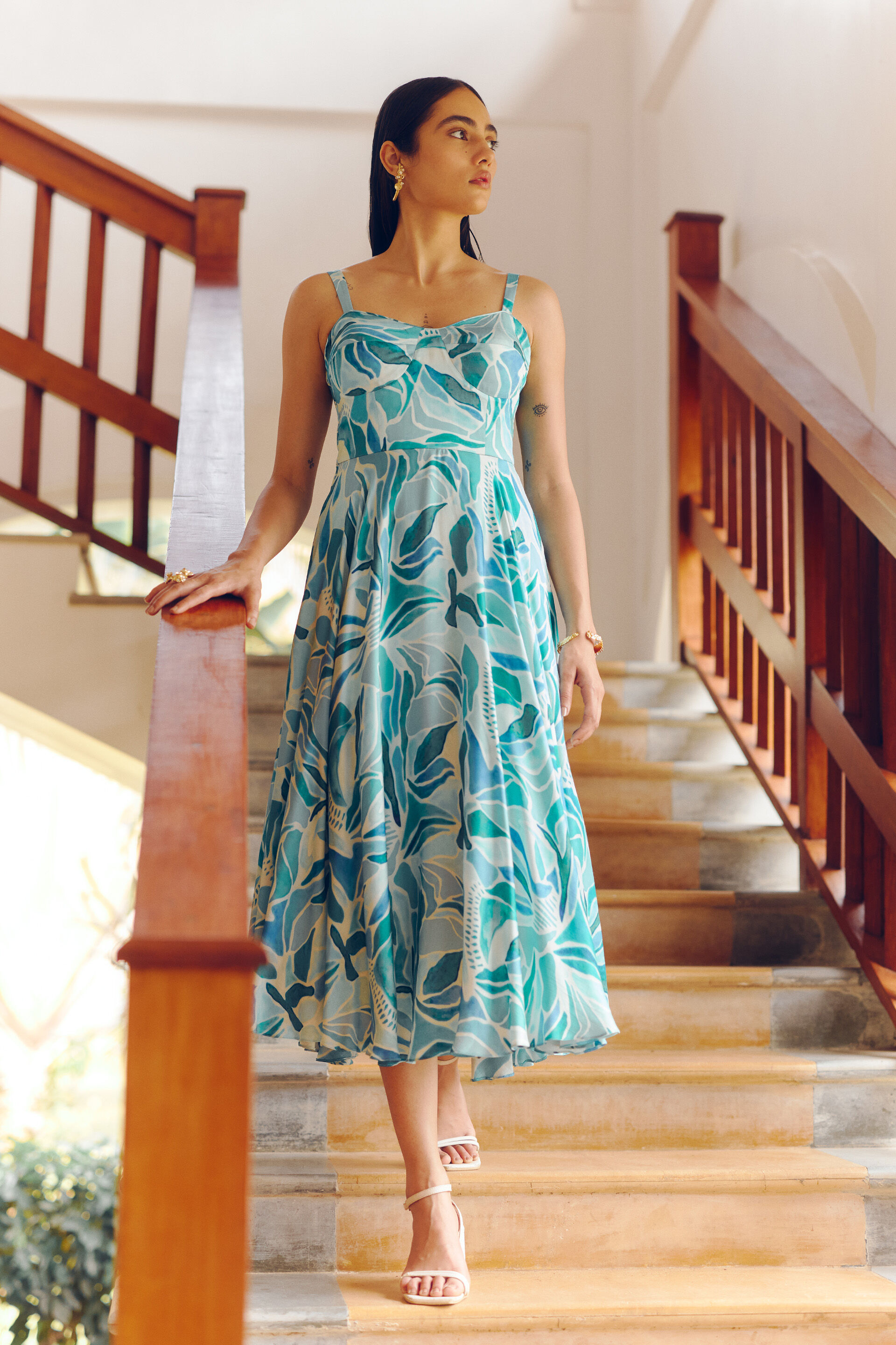 Emilio Dress, Blue, image 2