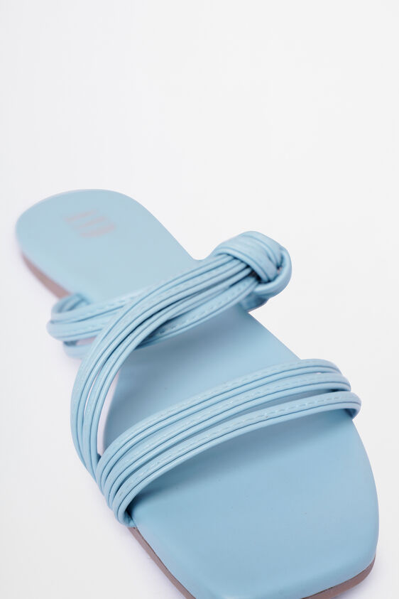 Blue Polyurethane Shoe, Blue, image 2
