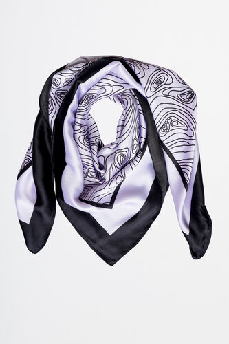 Off White Print Scarf, , image 1