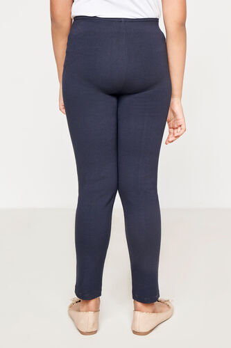 Solid Straight Bottom, Navy Blue, image 3