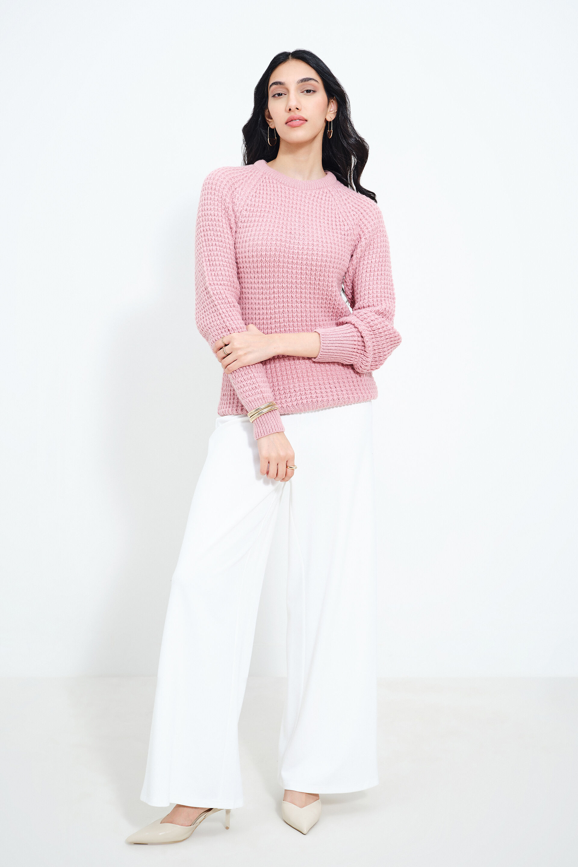 Muted Rose Sweater, Pink, image 2
