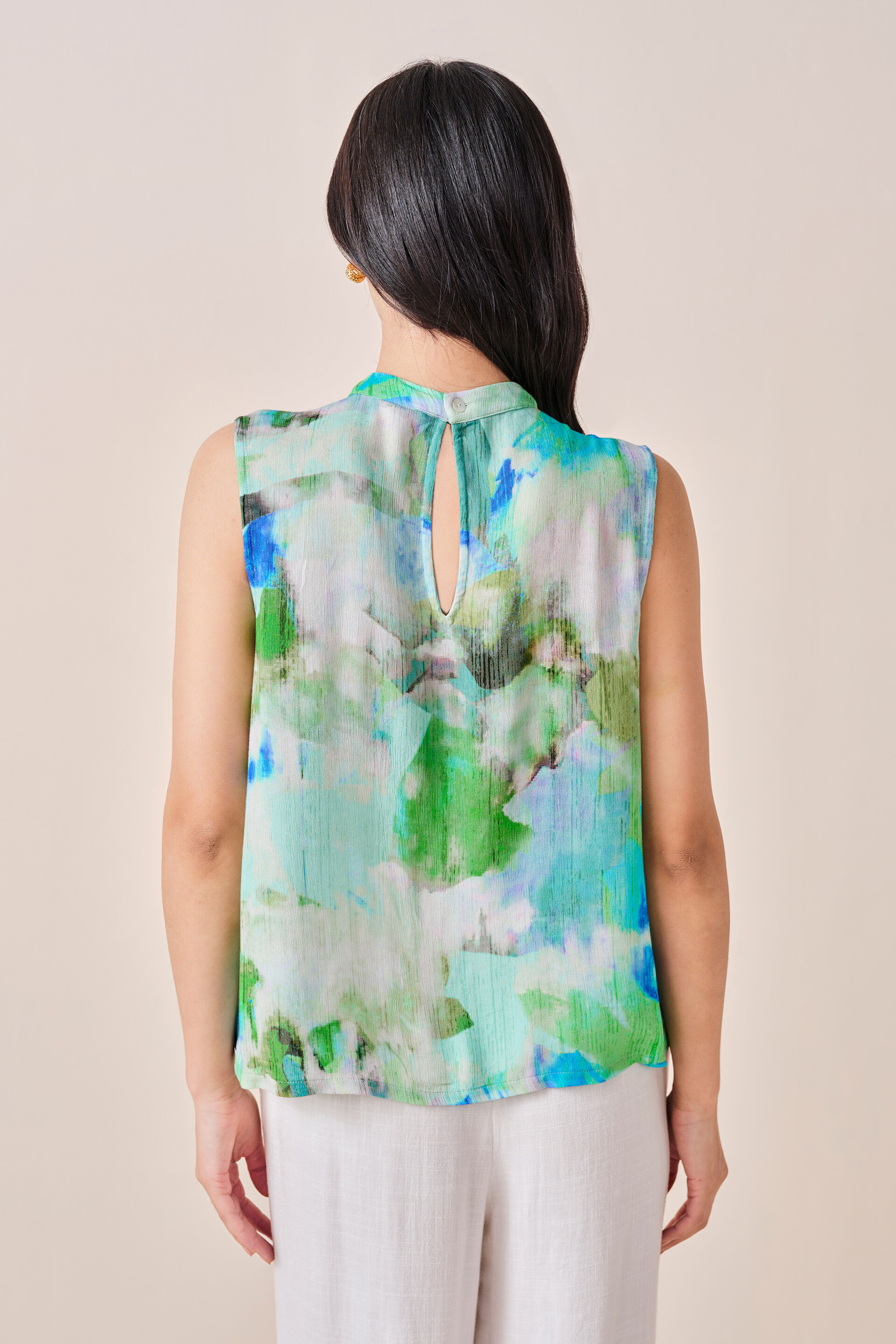 Ocean Bliss Viscose Top, Multi Color, image 6