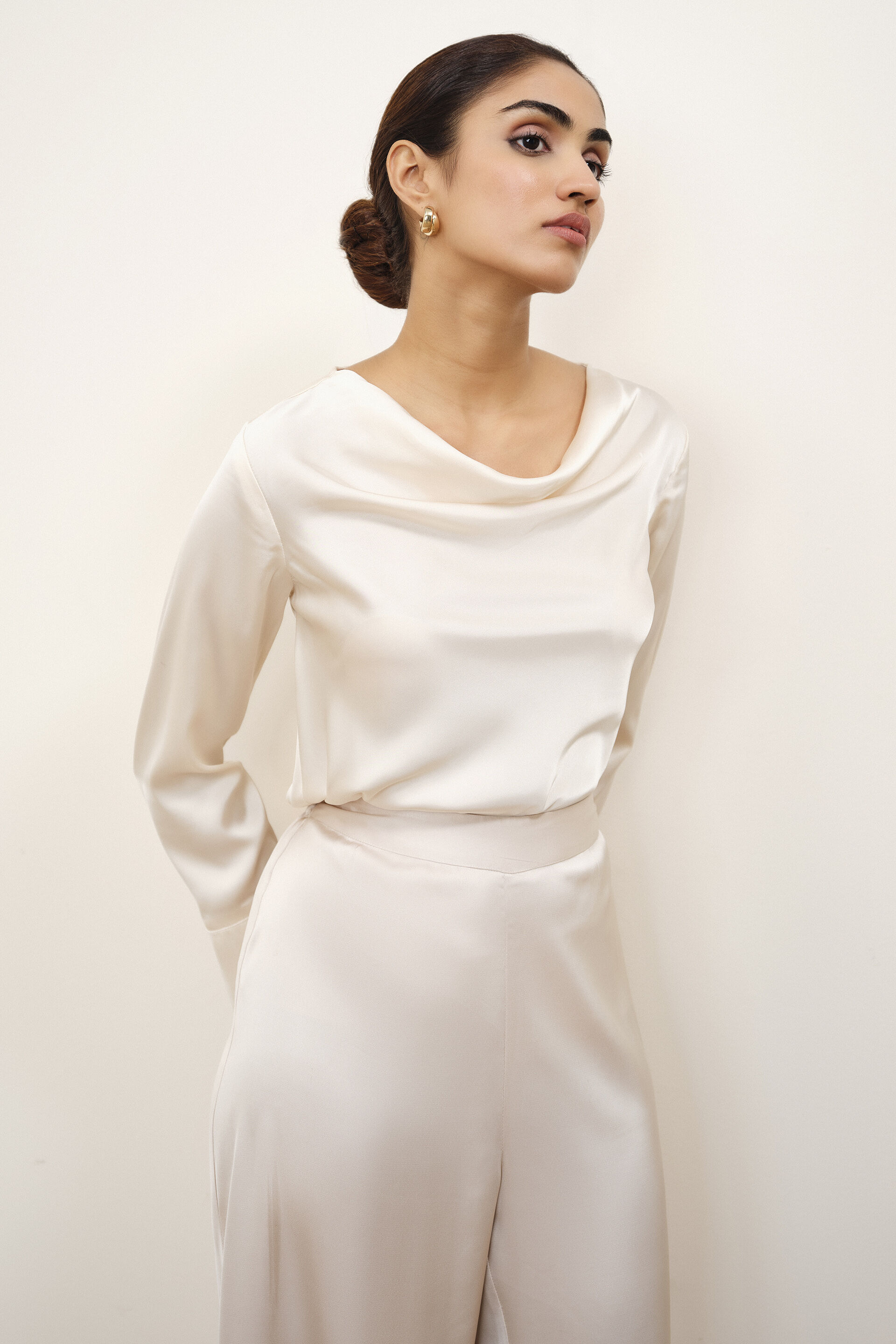 Alvina Cream Top, Cream, image 5