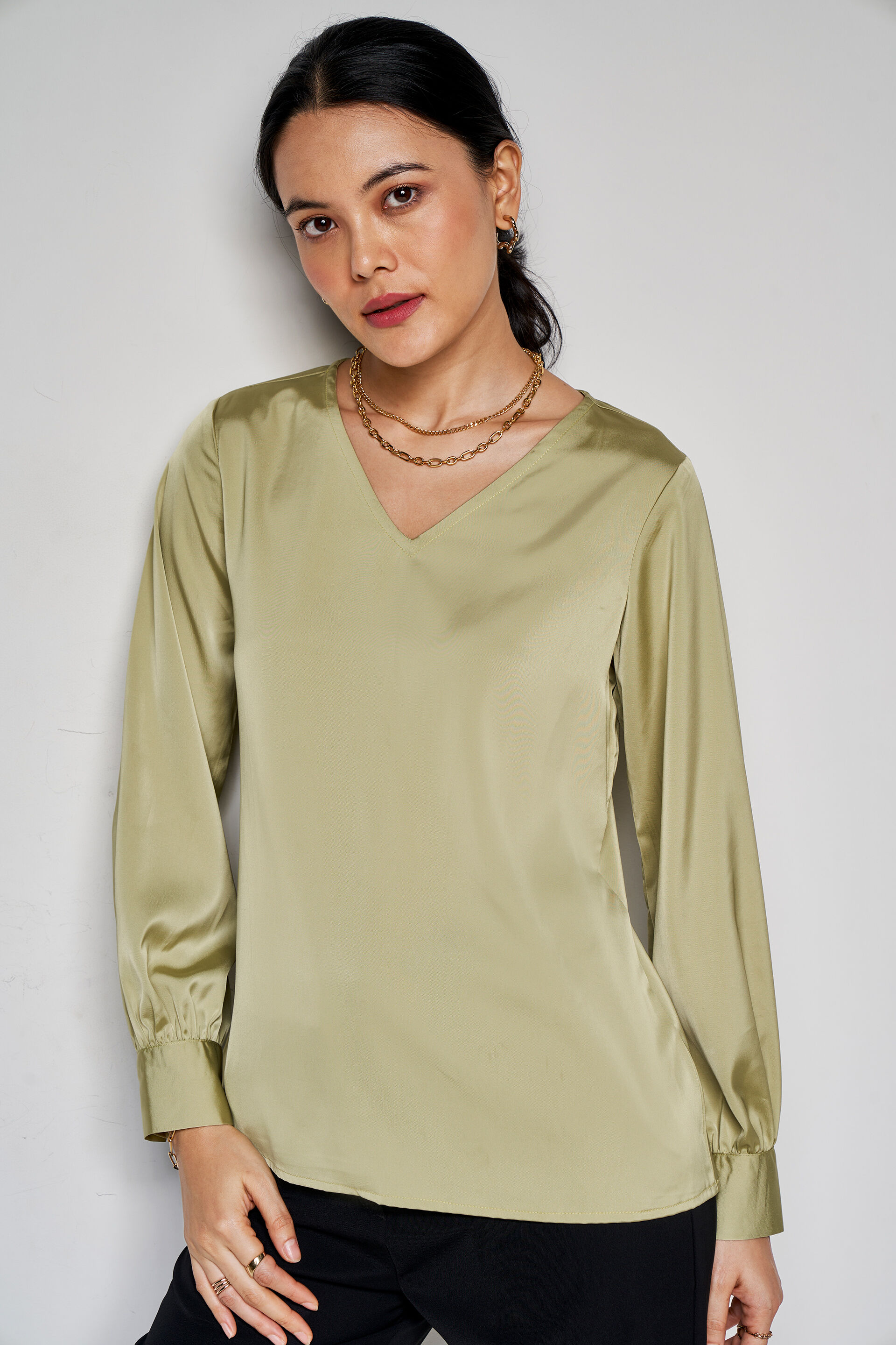 Fame A-Line Top, Mint, image 2